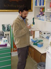 Ali Syed Shujait, Bild Labor im Biologiezentrum, 2008