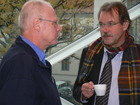 Dr. Paul Westrich und Dr. Karl-Heinz Lampe, 76. Entomologentagung im Schlossmuseum Linz 7. und 8.11.2009; Bild: Archiv Biologiezentrum