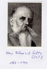 Hans Freiherr v.d. Goltz, 1864-1941
