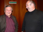 Univ.-Prof. Dr. Erhard Christian und Mag. Dr. Martin Lödl, 10 Jahre Österreichische Gesellschaft für Entomofaunistik, Feier NHM Wien, Oktober 2009; Bild: Archiv Biologiezentrum