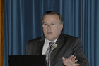 Dr. Herbert Kritscher, Ein polyzentrischer Enzyklopädist - Symposium zum 70. Geburtstag von Horst Aspöck am 1.10.2009 in Wien; Bild: Ernst Hüttinger