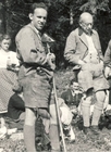 Josef Gusenleitner und Franz Ruttner, Hydrobiologischer Kurs in Lunz am See 1951; Foto: Archiv Reinhart Schuster