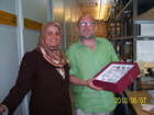 Noudjoud Benarfa und Mag. Fritz Gusenleitner, Arbeiten in der Sammlung im Biologiezentrum Linz, Juni 2010; Bild: F. Gusenleitner