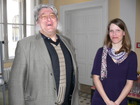 Dr. Peter Horak und Tanja Rogatsch, ÖEG-Tagung im März 2011 Universität Graz; Foto: Fritz Gusenleitner