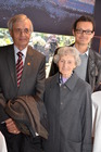 HR Dr. Alois Kofler mit Gattin und Sohn Martin, ÖEG-Tagung Oktober 2011 in Bozen; Bild: Fritz Gusenleitner