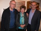 Ing. Gisbert Jakoubi, Brigitte Ehrenhauser und Helmut Pammer, Ausstellungseröffnung Pilze 29.3.2012 im Biologiezentrum; Foto: F. Gusenleitner