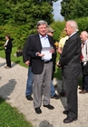 Dr. Wieland Mittmannsgruber und Prof. Dr. Eberhard Stüber, Jubiläumsfeier 50 Jahre Naturschutzbund Oberösterreich, Juli 2013; Foto: Naturschutzbund