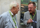 Univ.-Prof. Dr. Horst Aspöck und Dr. Joachim Ziegler, SIEEC-Tagung in Bozen September 2013; Foto: Fritz Gusenleitner