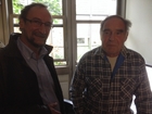 HR Dr. Gerhard Aubrecht und Univ.-Prof. Dr. John Dittami, Oktober 2013; Foto: Fritz Gusenleitner