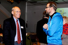 Prof. Dr. Roland Gerstmeier und Dipl.-Biol. Stefan V. Ober, Entomologentagung November 2013 im Schlossmuseum; Foto: Fritz Gusenleitner