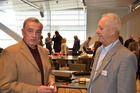 Ing. Walter Kerschbaum und Dietrich Hein, Entomologentagung November 2013 im Schlossmuseum; Foto: Fritz Gusenleitner